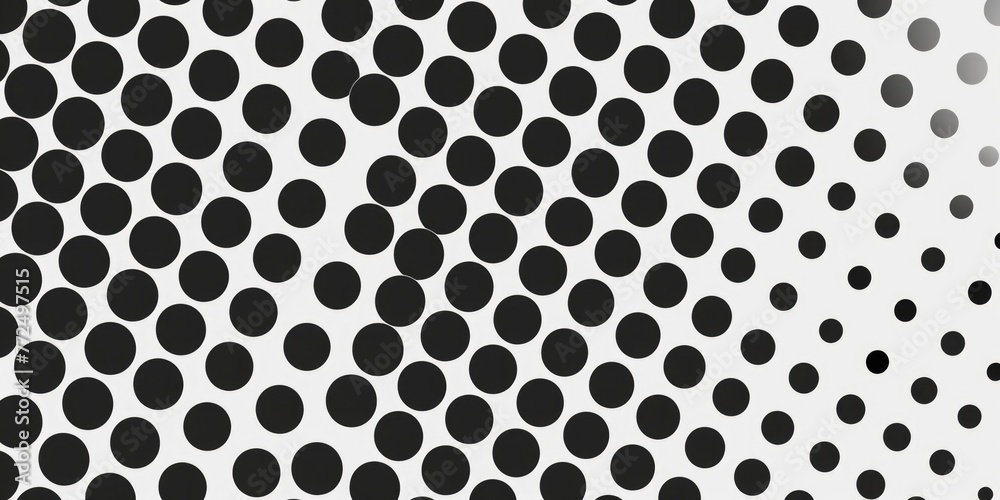 Poster A simple black and white background with a plethora of dots. Suitable for various design projects