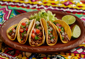 tacos with ground beef