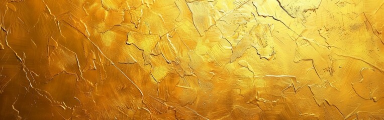 Close-Up of Yellow Painted Artwork