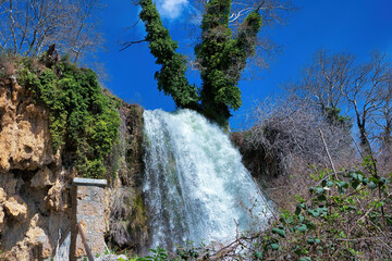 Beautiful and famous waterfall, with awesome vegetation around. Incredible beauty, crystal waters. Edessa, Greece