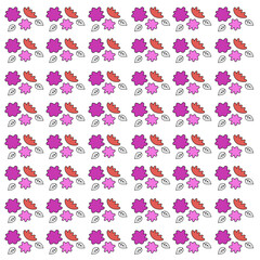 SPRING SUMMER FLORAL DESIGN PATTERN TEXTURE BACKGROUND VECTOR