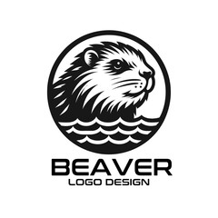 Beaver Vector Logo Design © isuru