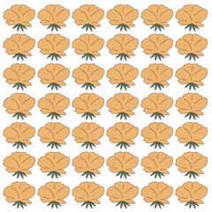 SPRING SUMMER FLORAL DESIGN PATTERN TEXTURE BACKGROUND VECTOR