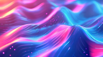 Pastel color illuminated dynamic sheets wallpaper. Abstract business background