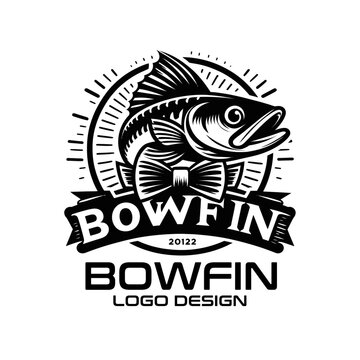 Bowfin Vector Logo Design