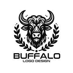 Buffalo Vector Logo Design
