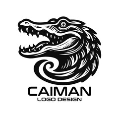 Caiman Vector Logo Design