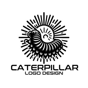 Caterpillar Vector Logo Design