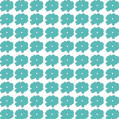 Natural Summer Flowers Retro Pattern Texture Background Wallart Vector