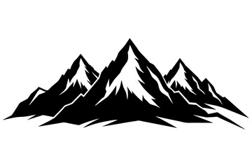 Mountain Vector Art: Discover Stunning Mountain Range Silhouettes & Scenery Illustrations for Graphic Design Projects