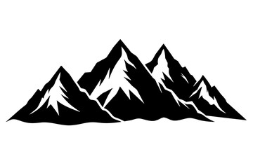 Mountain Vector Art: Discover Stunning Mountain Range Silhouettes & Scenery Illustrations for Graphic Design Projects