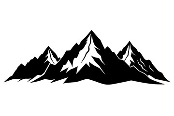 Mountain Vector Art: Discover Stunning Mountain Range Silhouettes & Scenery Illustrations for Graphic Design Projects