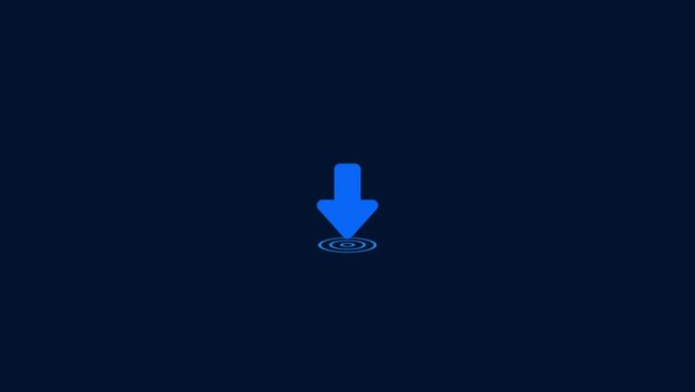 Abstract directional arrow Location icon