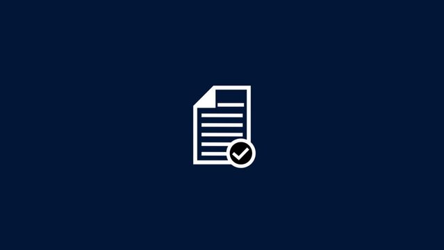 document icon animated