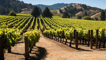 California Winery Vineyard 