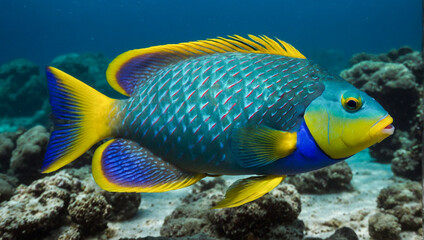 Fototapeta na wymiar Colorful Tropical Fish 