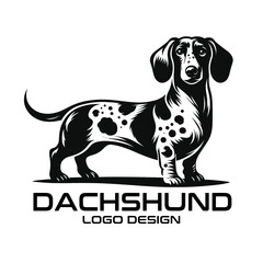 Dachshund Vector Logo Design