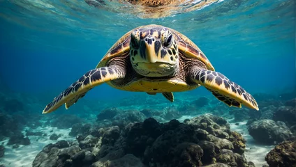 Fotobehang Sea Turtle  © rouda100