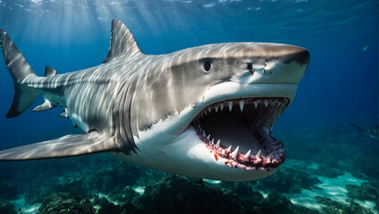 Naklejka premium Sharks