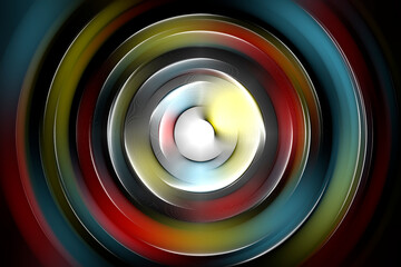 Espiral de colores plásticos