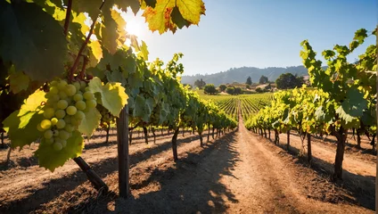 Fotobehang California Winery Country Vineyards  © rouda100