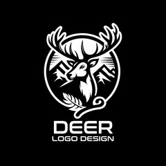 Deer Vector Logo Design