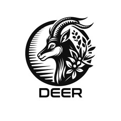 Deer Vector Logo Design