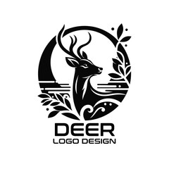 Deer Vector Logo Design