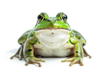 Obraz premium Intricate Green Frog Close-Up