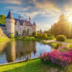 Obraz premium Castle Reflection
