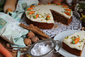 Carrot cake for Easter