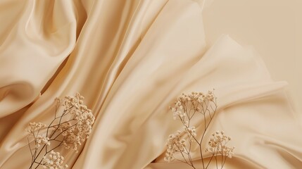 a close up of a cloth with a brown color
