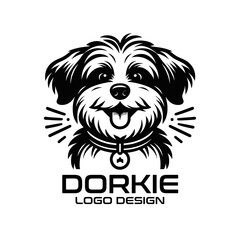 Dorkie Vector Logo Design