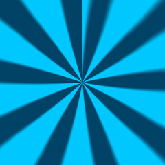 Líneas convergentes en el centro azules