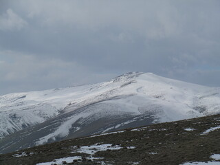 snow covered mountain in Iran 