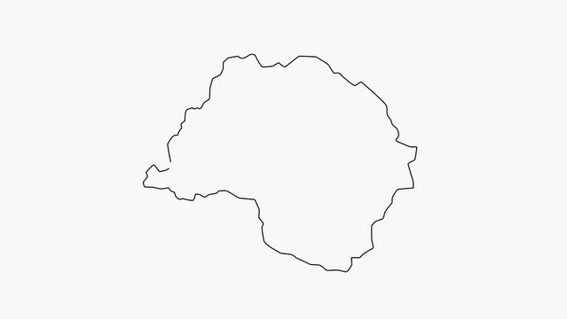 sketch map of Bhaktapur in nepal