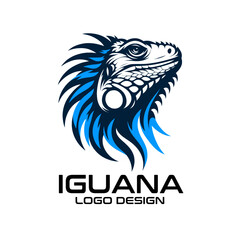 Iguana Vector Logo Design