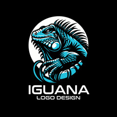 Iguana Vector Logo Design