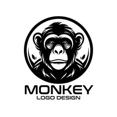 Monkey Vector Logo Design