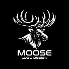 Moose Vector Logo Design