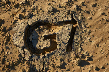 Dry Cracked Earth, Visual concept of the G7 summit highlighting international relations, the USA, Japan, Canada, France, Italy, Germany, UK - 772539993