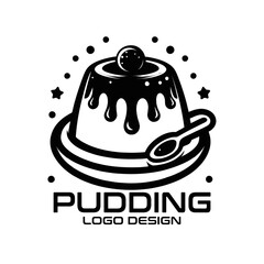Pudding Vector Logo Design
