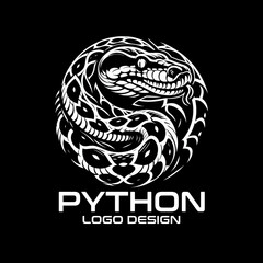 Python Vector Logo Design