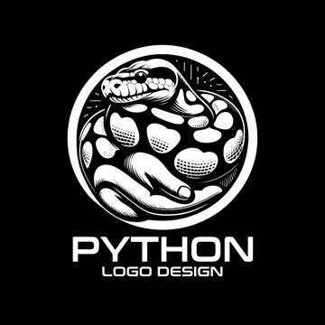 Python Vector Logo Design