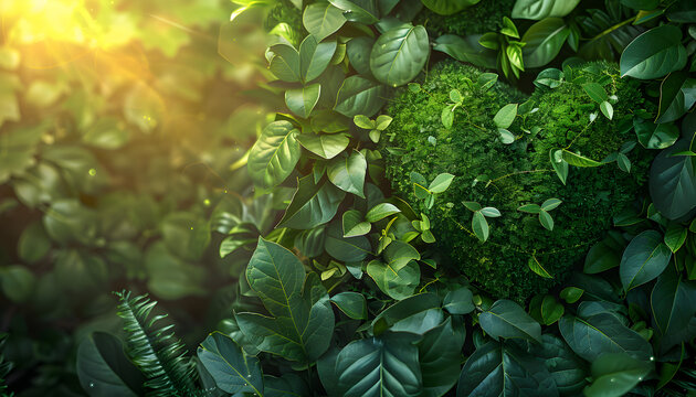 A depiction of the importance of loving and preserving nature, promoting sustainable industry and environmental social corporate governance.