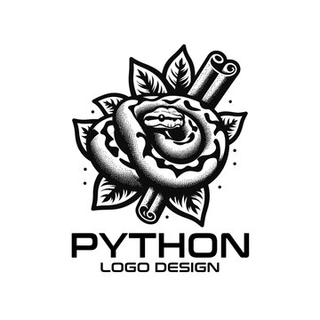 Python Vector Logo Design