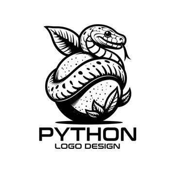 Python Vector Logo Design