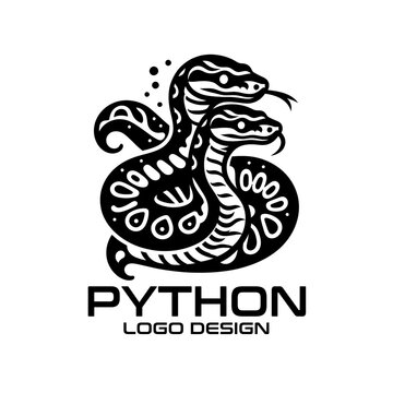 Python Vector Logo Design