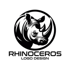 Rhinoceros Vector Logo Design © isuru