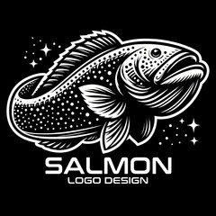 Salmon Vector Logo Design
